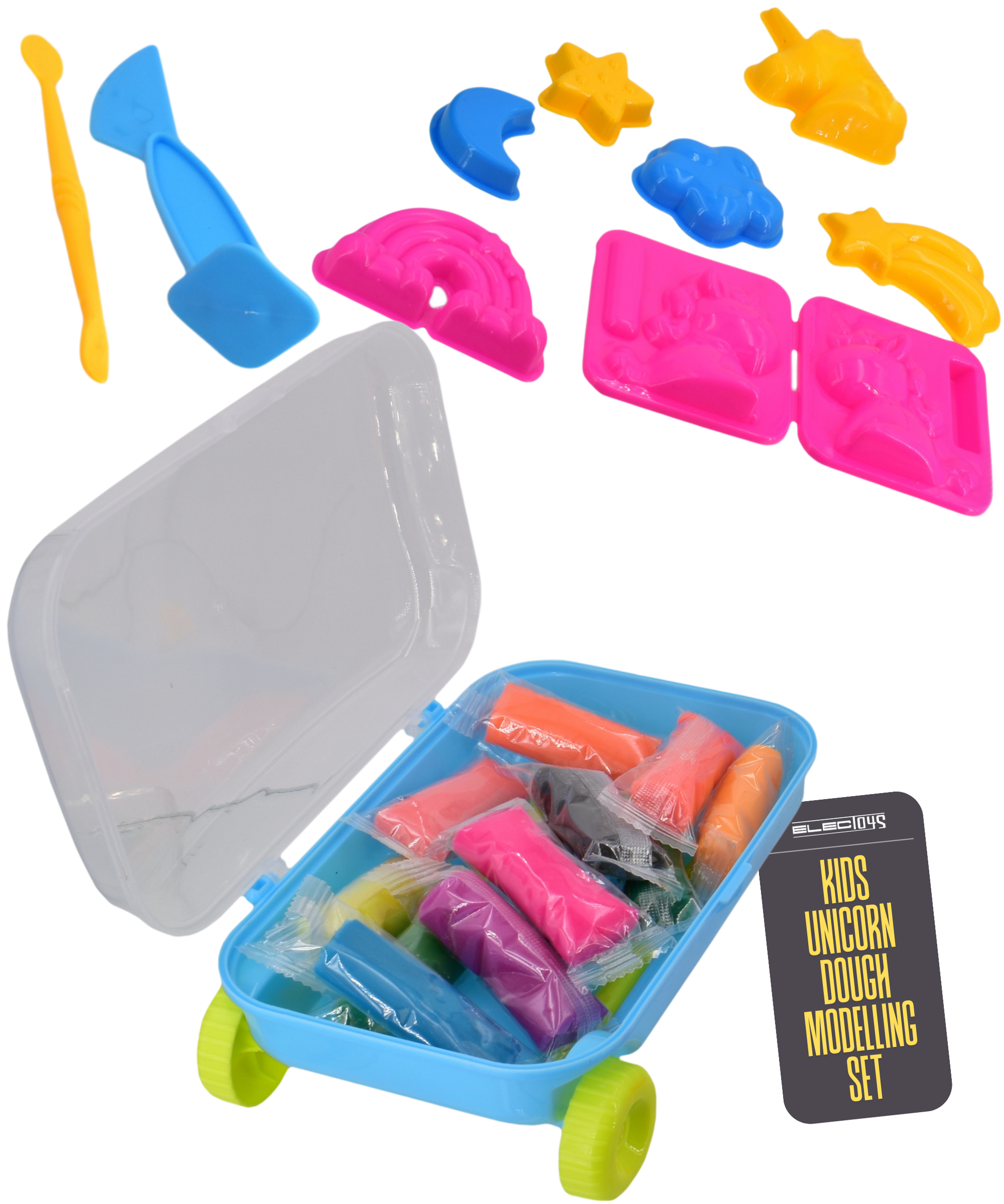 Unicorn Modelling Dough Kit – Creative Arts Craft Set