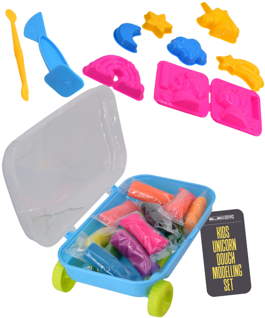 Unicorn Modelling Dough Kit – Creative Arts Craft Set