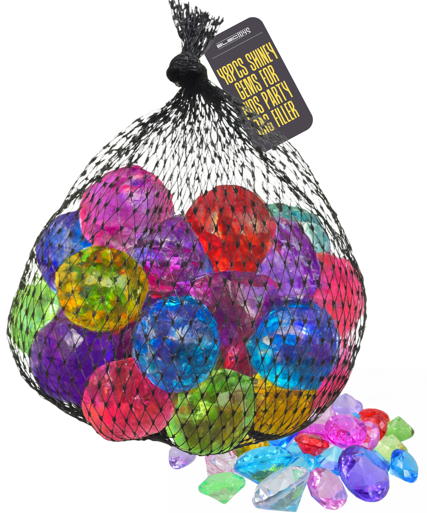 Shiny Gems Colourful Acrylic Decorative Jewels