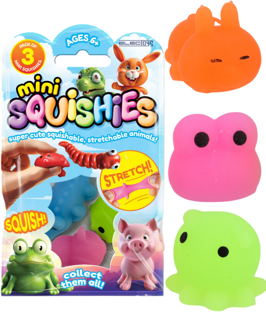 Mini Squishies Stretchable Animal Collectible Figures