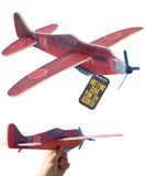 Flying Glider Model Airplane Lightweight Red Foam