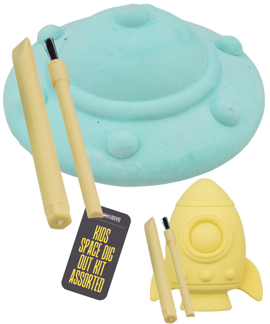 Children's Space Dig Out Kit Educational UFO Rocket Toy