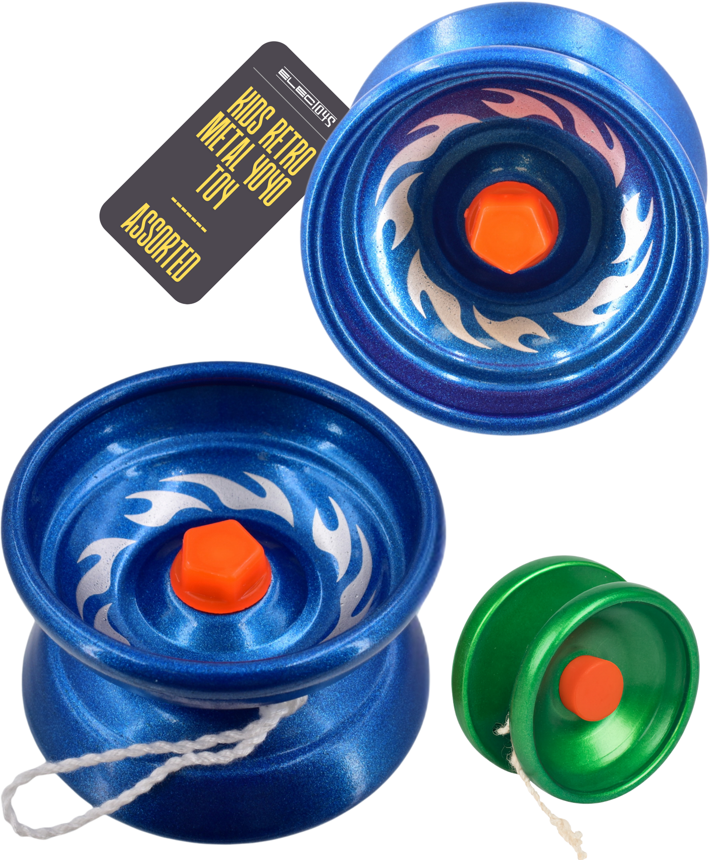 Metal Yo Yo Blue Party Bag Skill Toy Kids Gift