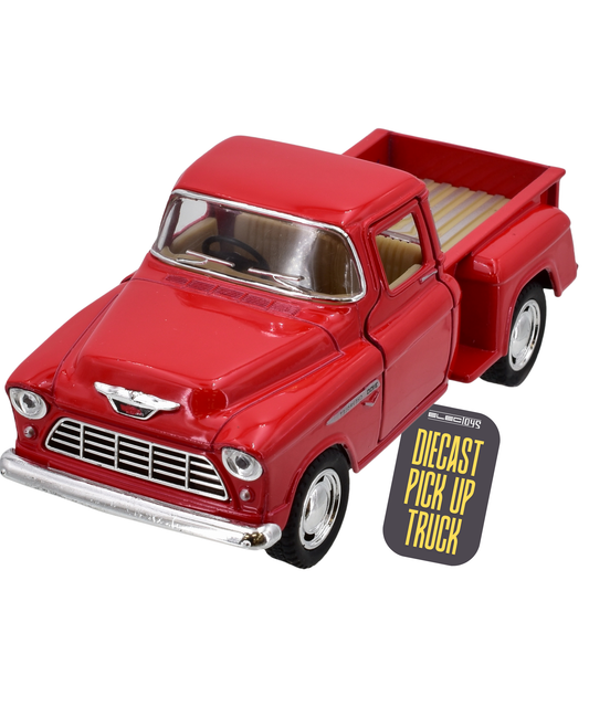Die-Cast 1:32 Chevy Stepside Model Car Red Collectible