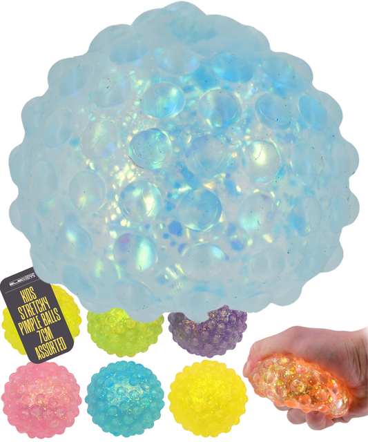 Glitter Stress Ball Sensory Toy Glittery Bright Colours