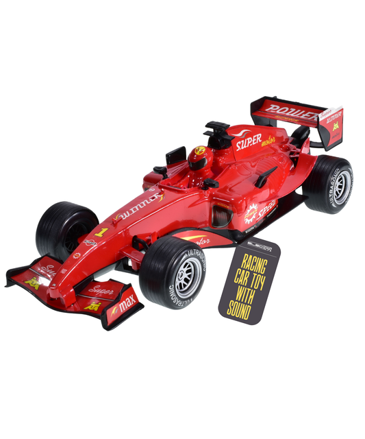 1:18 Scale Toy Racing Car Friction Powered Red