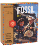 Children's Fossil Dig Educational Toy Set with Book