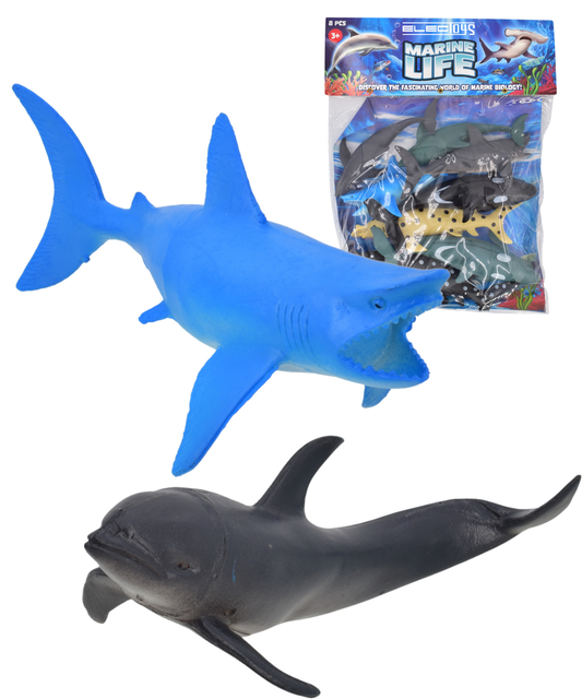 Marine Life Figurine Toys Small Multi-Coloured Models