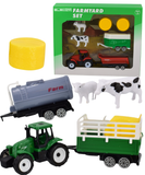 Children’s Farmyard Toy Tractor and Animal Playset