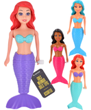 Wind Up Mermaid Princess Toy Colourful Moving Tail