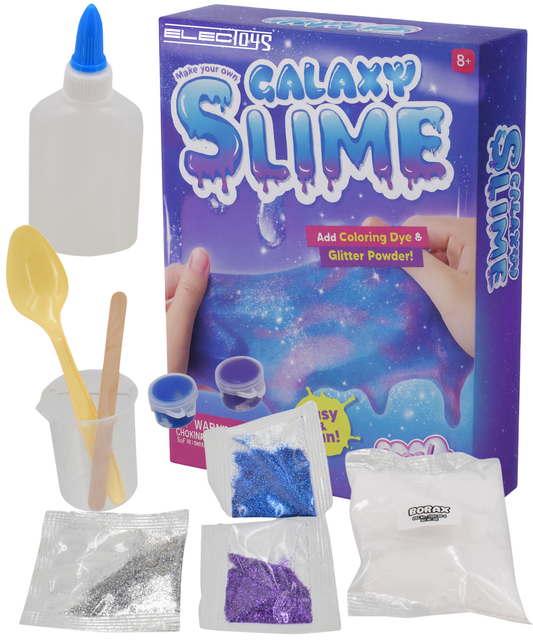 Galaxy Slime DIY Craft Kit with Dyes and Glitter