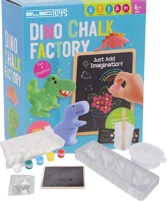 Dino Chalk Factory Creative Craft Kit Dinosaur Chalks