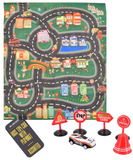 Street Racer Playmat Toy Car City Road Floor Mat Set