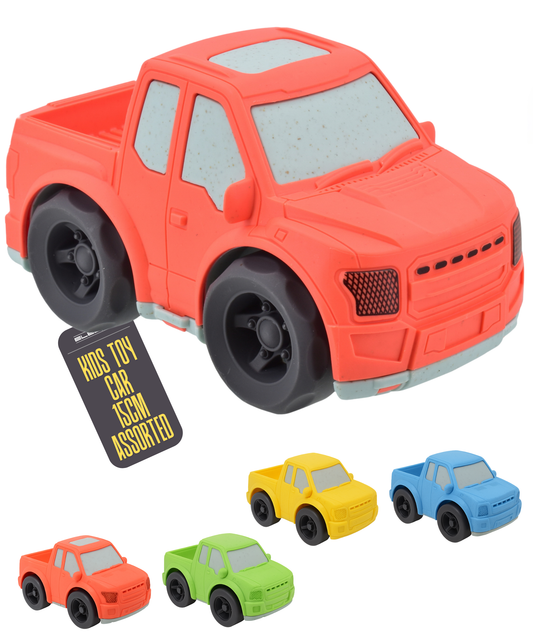 Eco-Friendly Colourful Bioplastic Toy Cars for Toddlers
