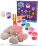 Children's Pebble Painting Craft Kit with Paints