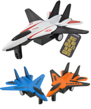 Die-Cast Jet Fighter Toy Model Pull Back Military Aircraft