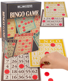 Traditional Bingo Game Tabletop Family Laminated Cards