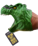 Dinosaur Hand Puppet Jurassic Era Flexible Rubber Toy