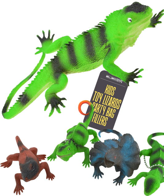 Lizard Toy Green Reptile Educational Wildlife Figurine