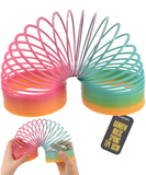 Plastic Rainbow Spring Magic Coil Toy Medium Multicoloured