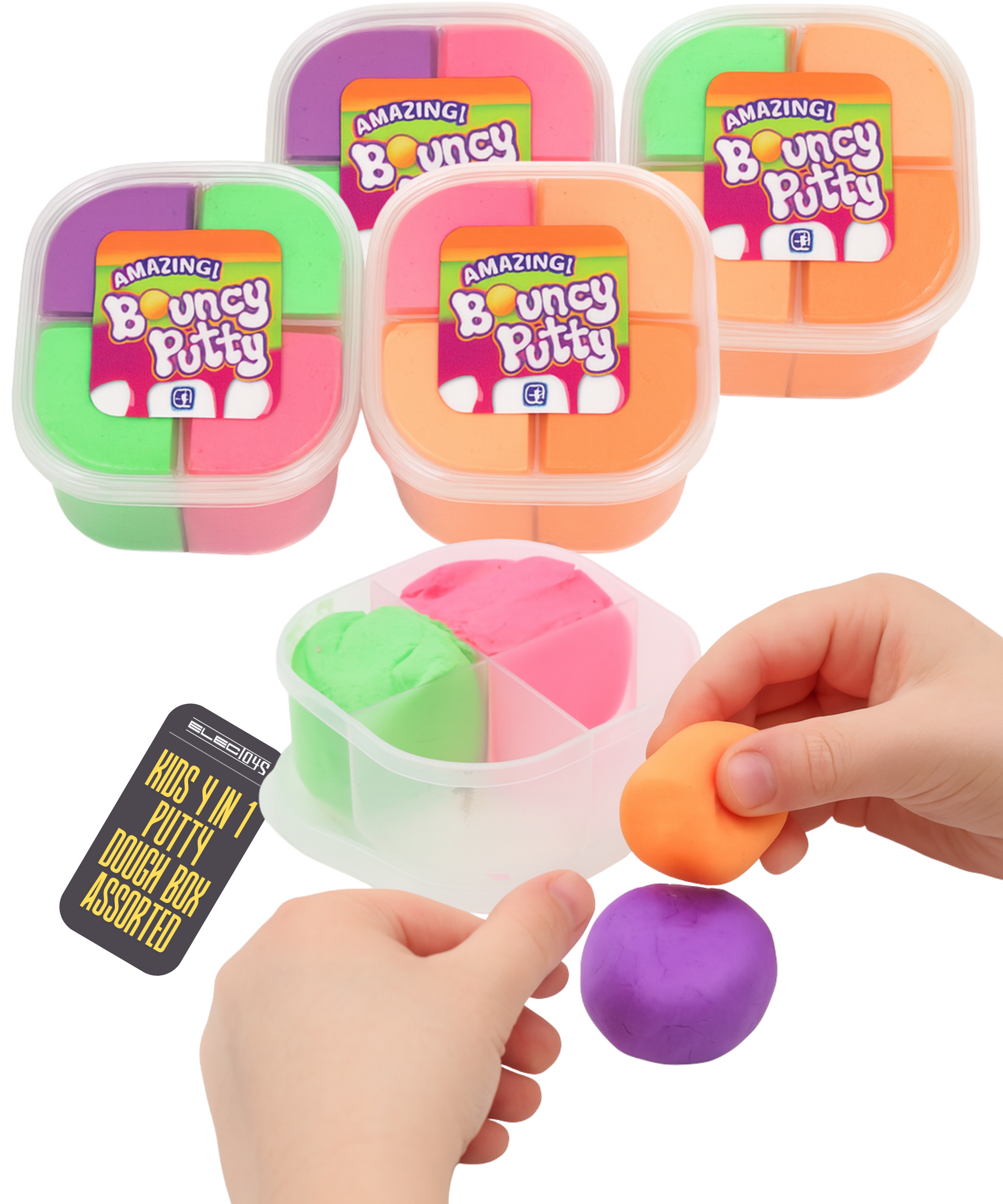 Bouncy Putty Colourful Modelling Compound Sensory Toy