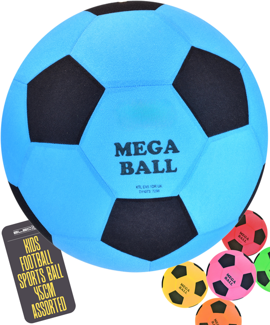 Soft Foam Football Vibrant Colours Medium Size