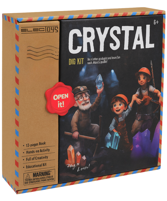 Crystal Dig Kit Educational Geology Set for Kids