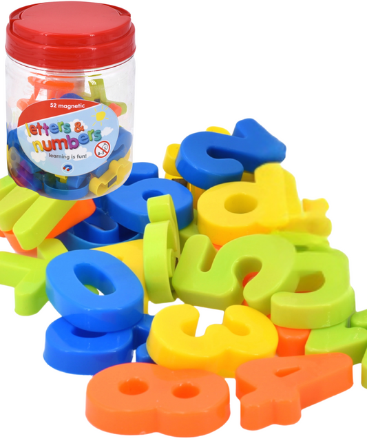 Magnetic Letters and Numbers Multicoloured Alphabet Set