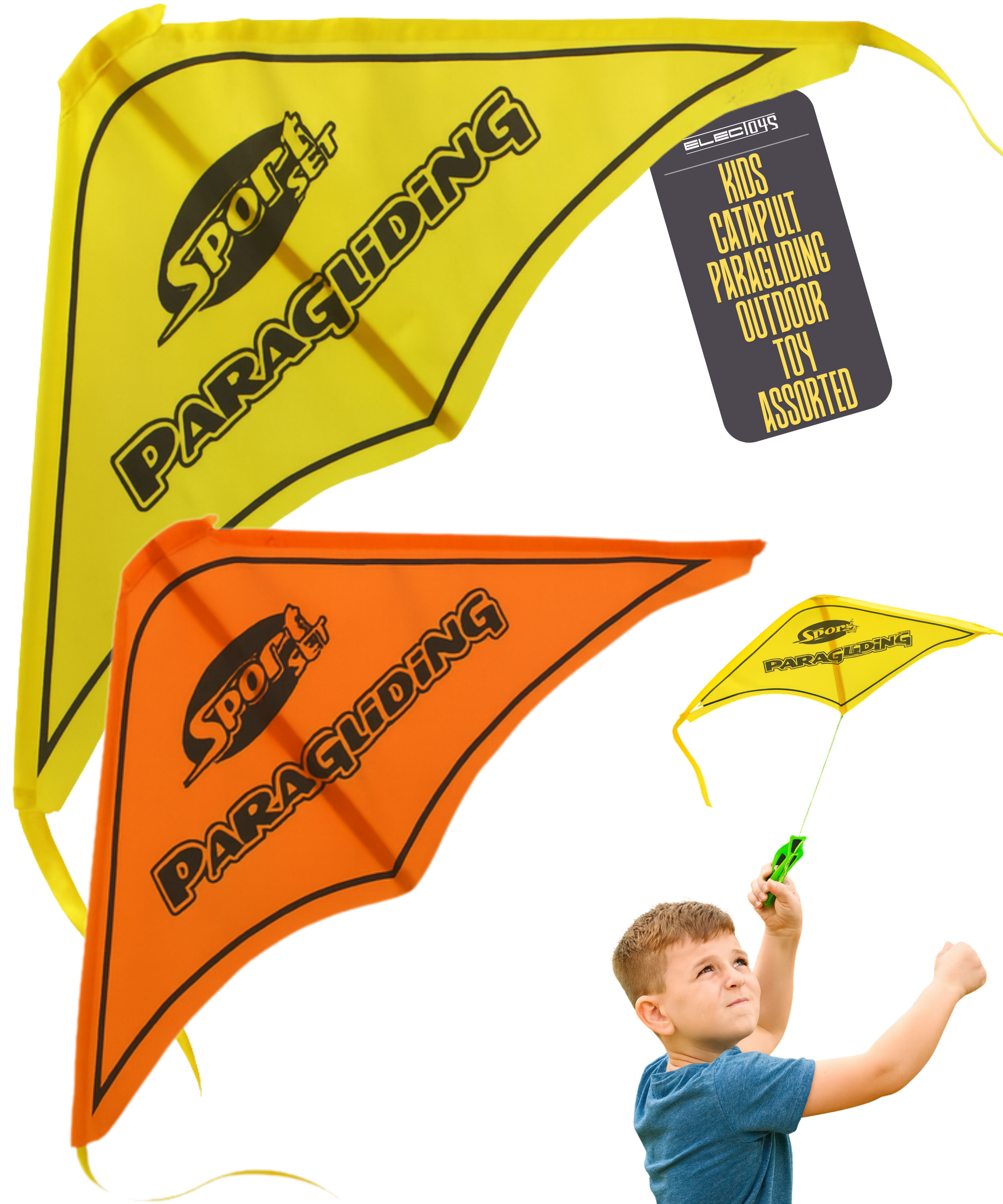 Hang Glider Catapult Toy Multi Colour Outdoor Game