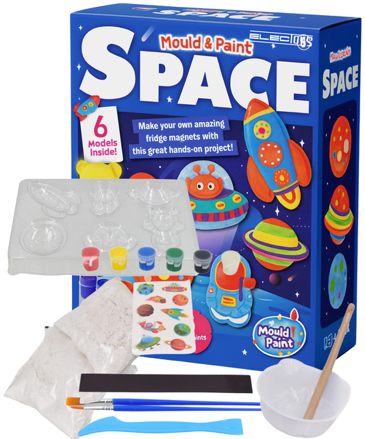 Space Mould Paint Fridge Magnet Kit for Kids