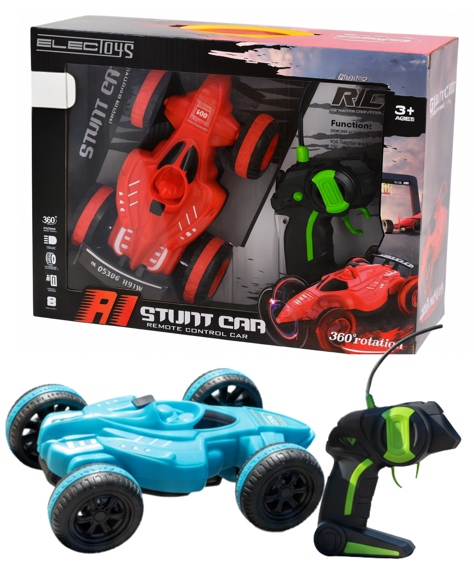 Remote Control Stunt Car 360° Rotation High Speed Toy
