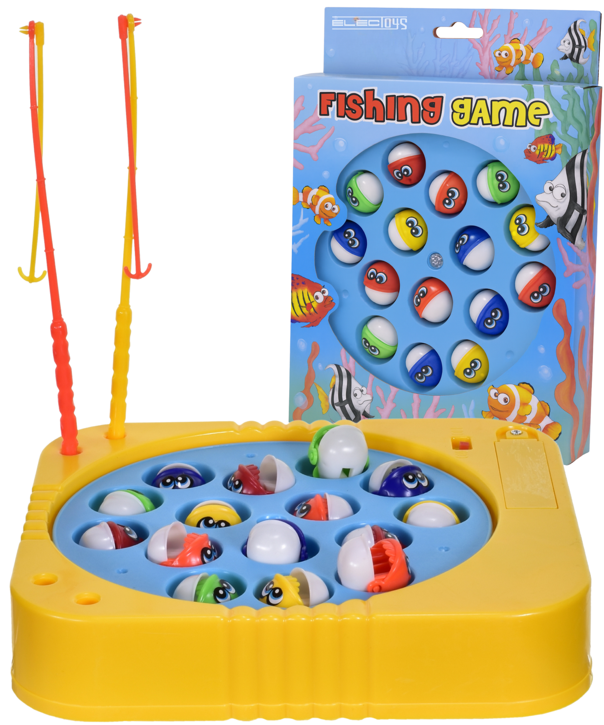 Children’s Tabletop Fishing Game Colourful Fish Toy