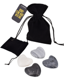 Heart Shaped Worry Stones Sensory Fidget Gift Set