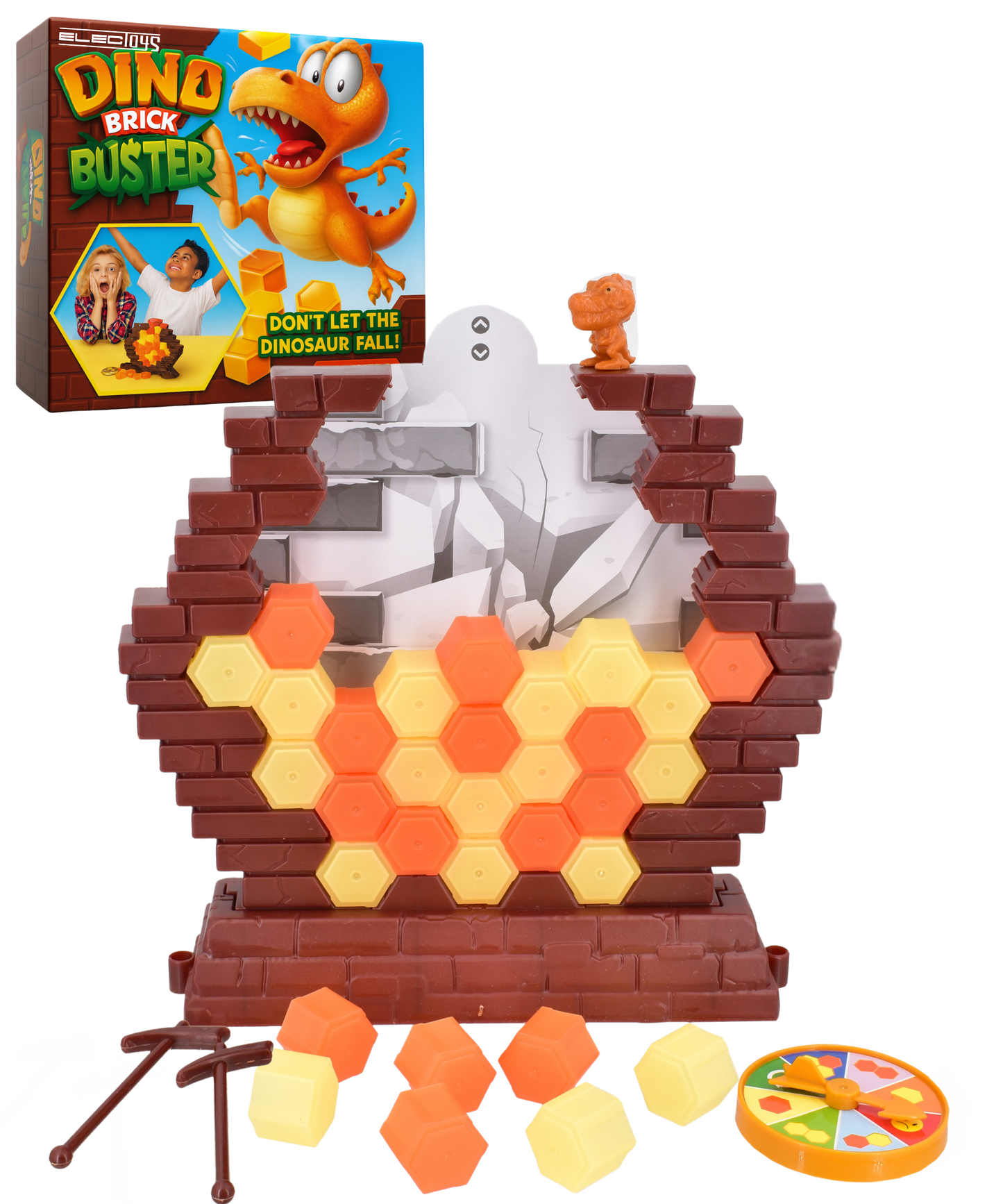 Children's Tabletop Dexterity Block Removal Game