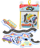 Vehicle Bath Stickers Foam Toy Sensory Fun for Kids