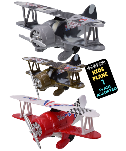 Die Cast Toy Stunt Planes Pull Back Spinning Propeller