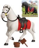 Toy Horse Play Set with Flocked Medium Figurines