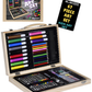 Children’s Wooden Art Set with Mixed Media Supplies