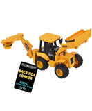 Friction Powered Toy Backhoe Loader Construction Vehicle – dimensions