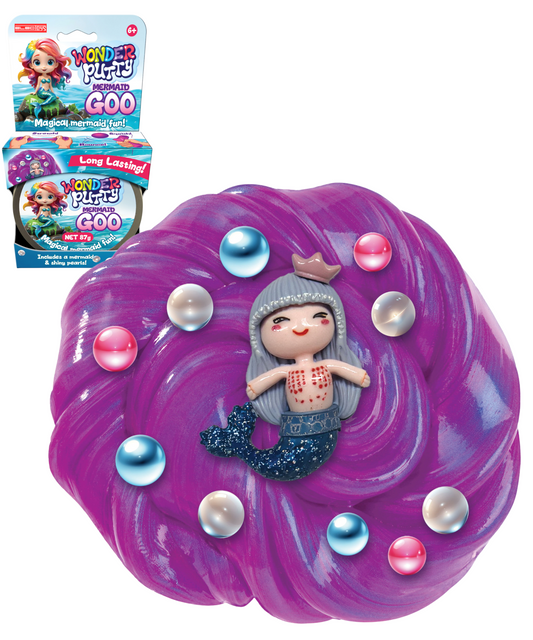 Wonder Putty Mermaid Goo Sensory Putty Purple with Beads