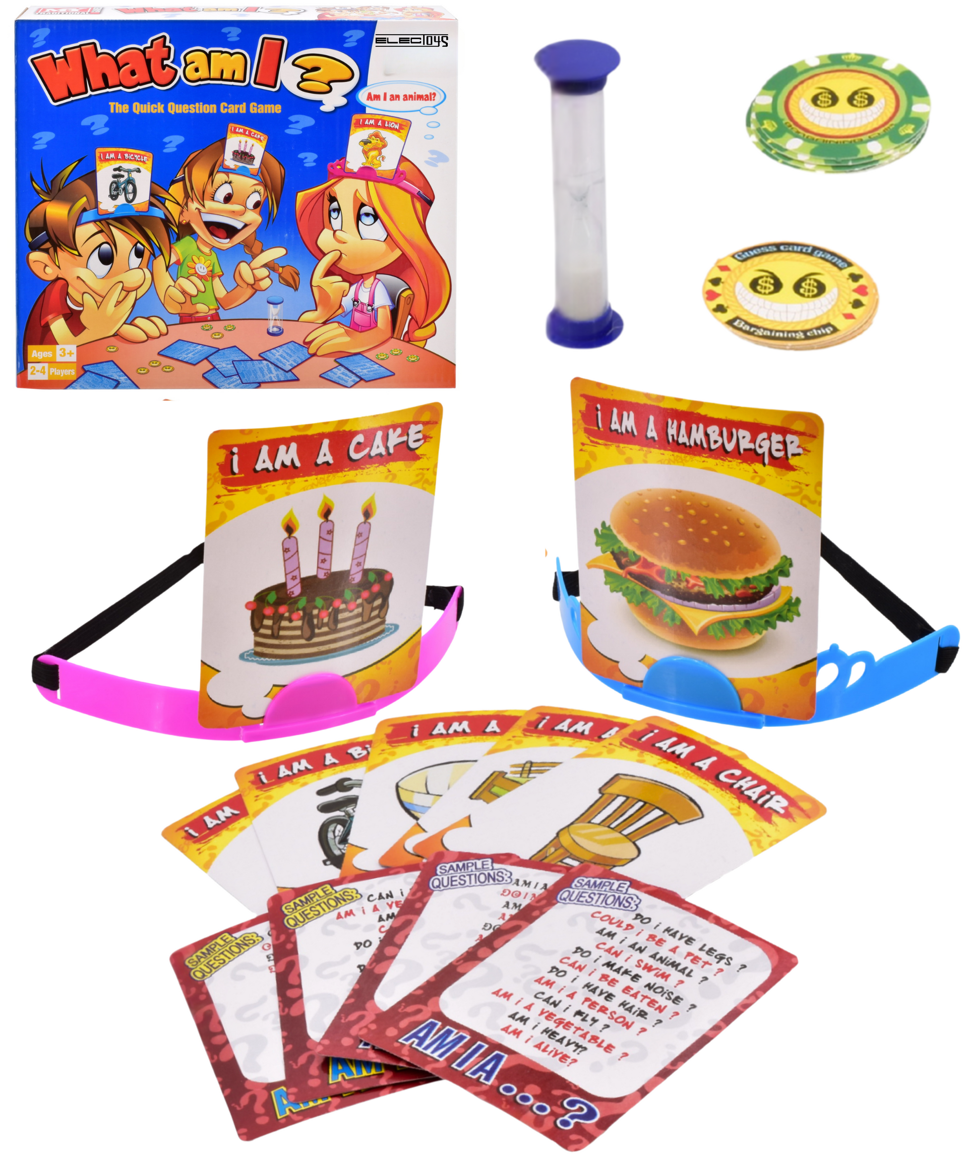 Family Card Game for Kids Guessing and Questions