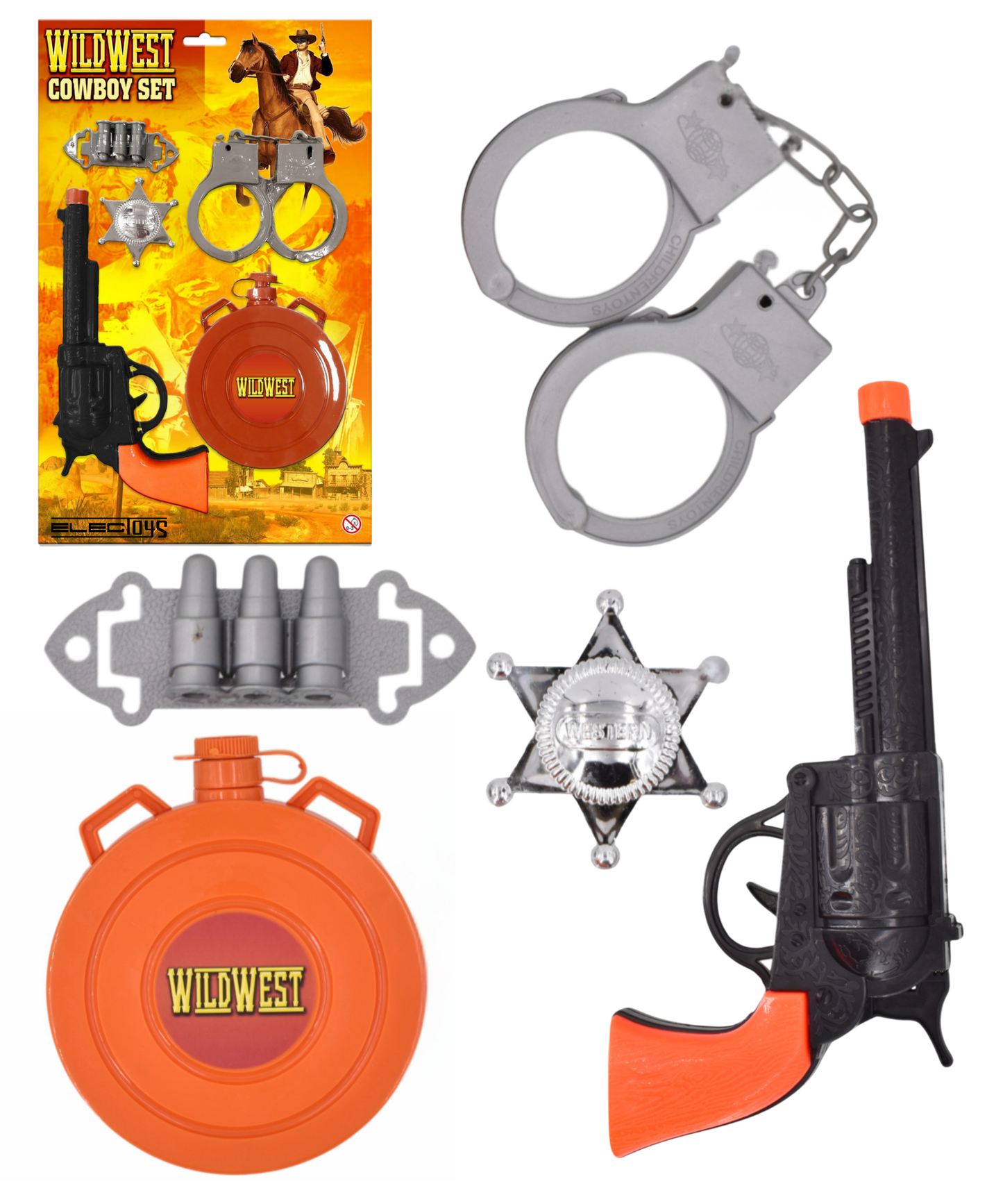 Children's Wild West Cowboy Dress Up Role Play Set