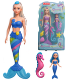 Mermaids & Seahorse Play Set with Mermaid Dolls