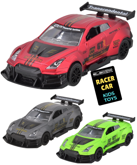 Die-Cast GT Racers Touring Car Pull-Back Model Toy
