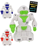 Friction Powered Toy Robot Figure Small Handheld Collectible