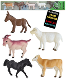 Toy Farm Animal Figurines Realistic Colours Plastic