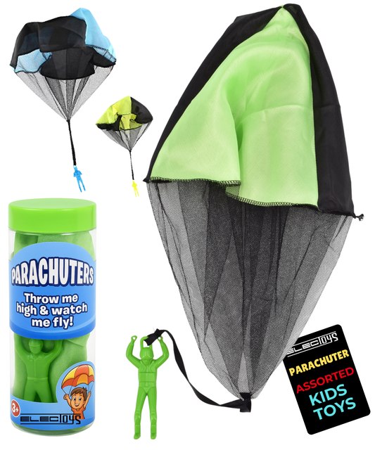Small Parachute Figure Outdoor Throwing Toy for Kids