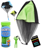 Small Parachute Figure Outdoor Throwing Toy for Kids