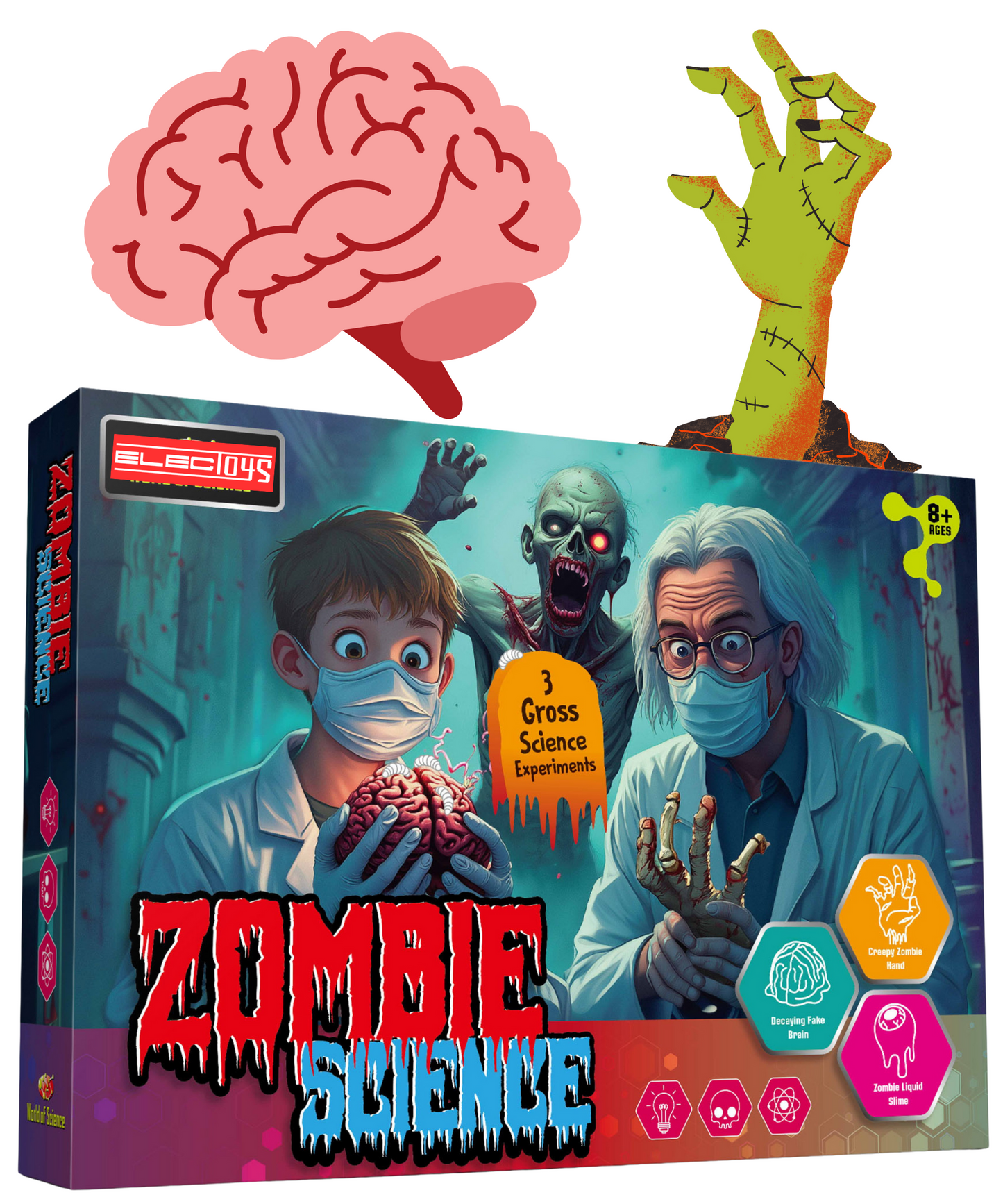 Zombie Science Activity Kit for Kids Age 8 Plus