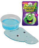 Blue Slime Toy with Googly Eyes Monster Sensory Gloop
